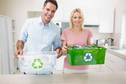 Safe disposal of hazardous materials in Hatch End garage clearance